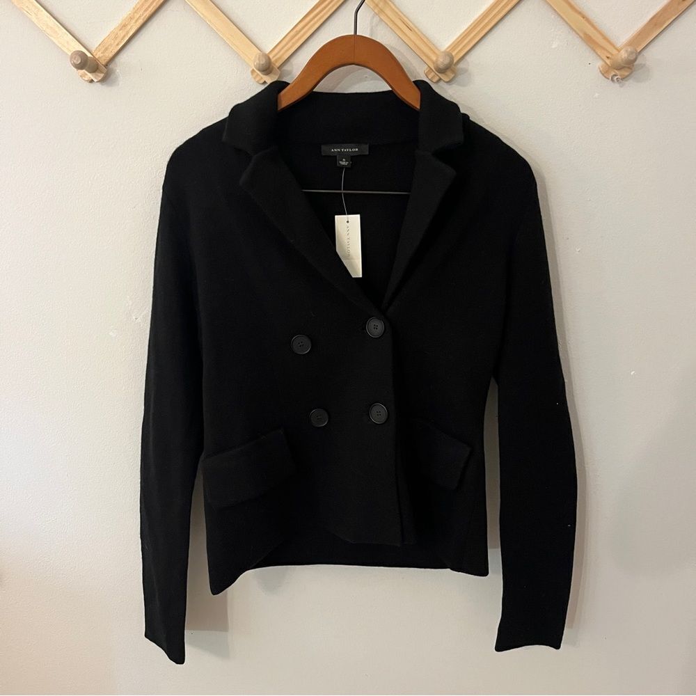 NWT Ann Taylor black size small sweater, suit top